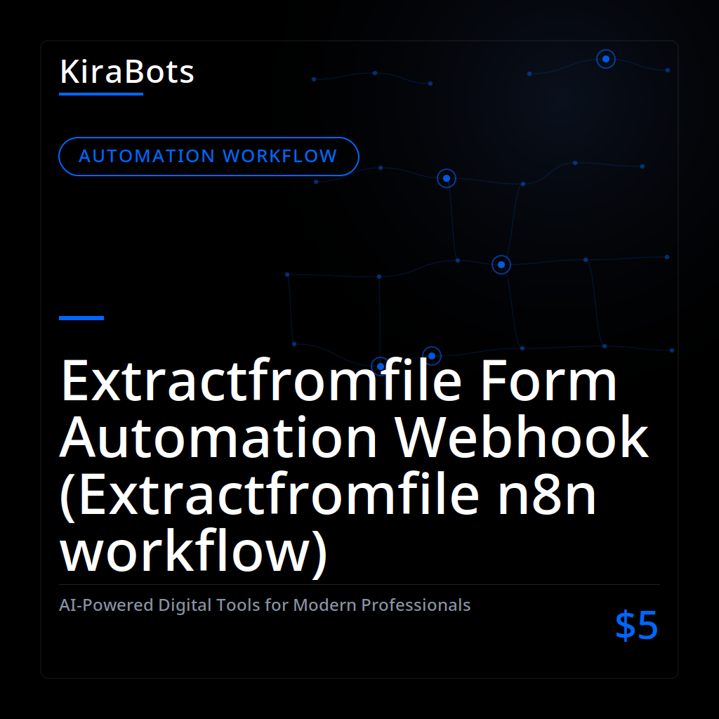 Extractfromfile Form Automation Webhook (Extractfromfile n8n workflow)