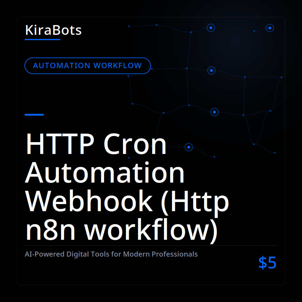 HTTP Cron Automation Webhook (Http n8n workflow)