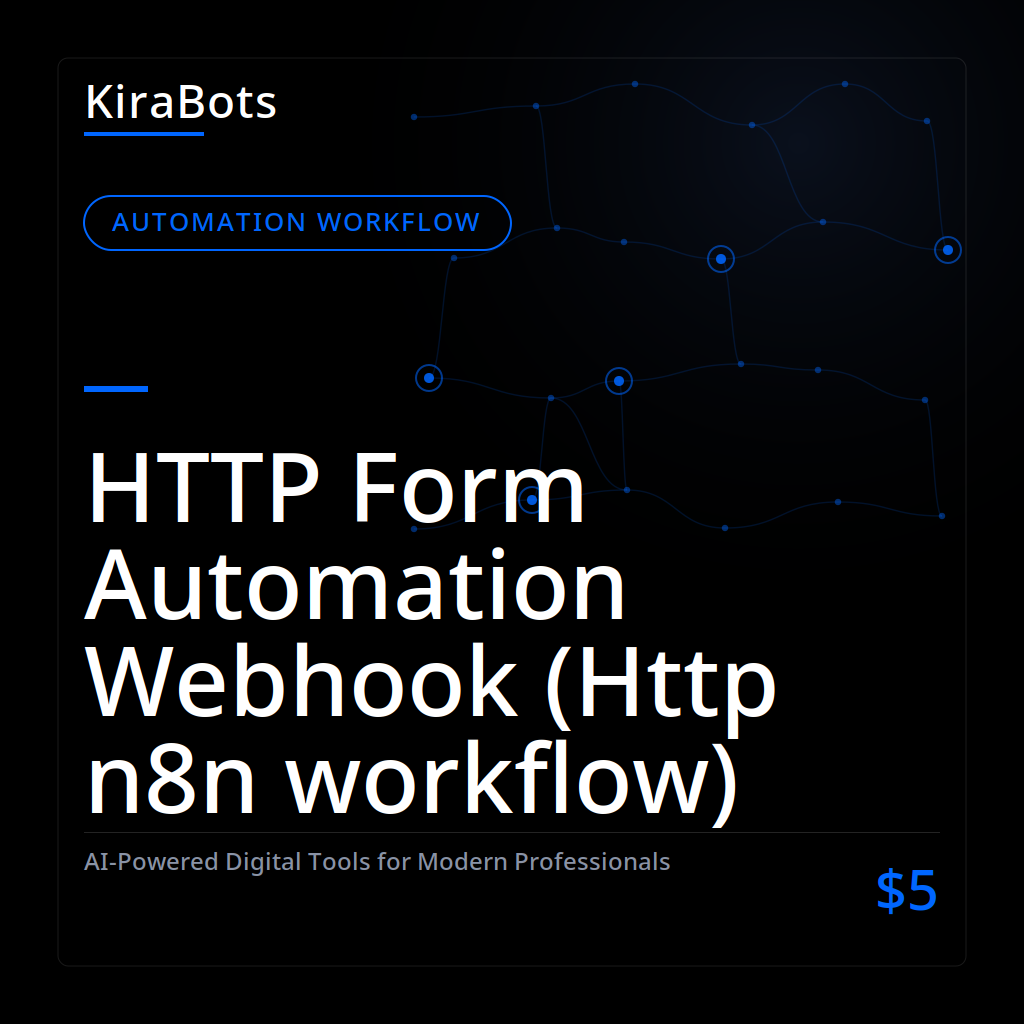 HTTP Form Automation Webhook (Http n8n workflow)