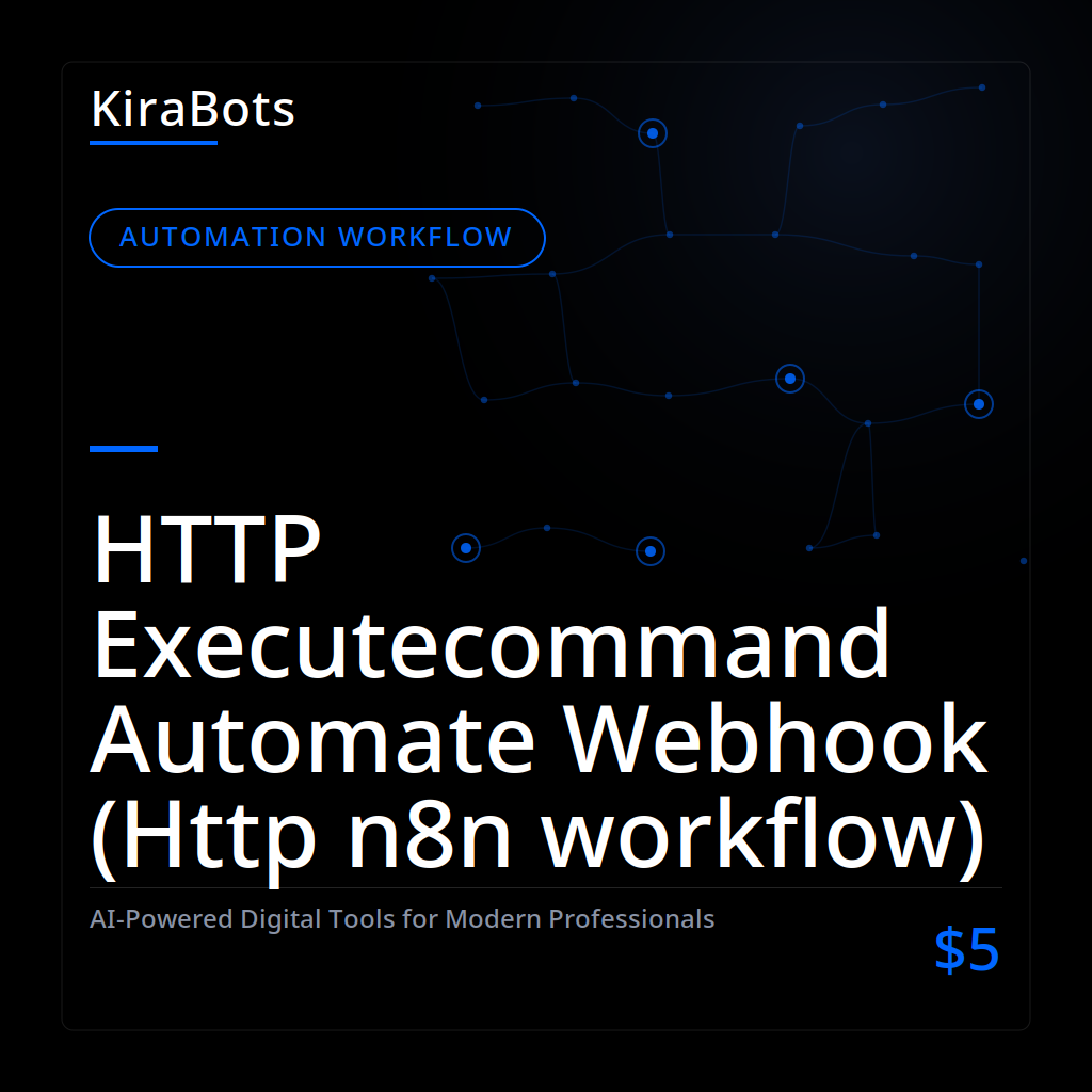 HTTP Executecommand Automate Webhook (Http n8n workflow)