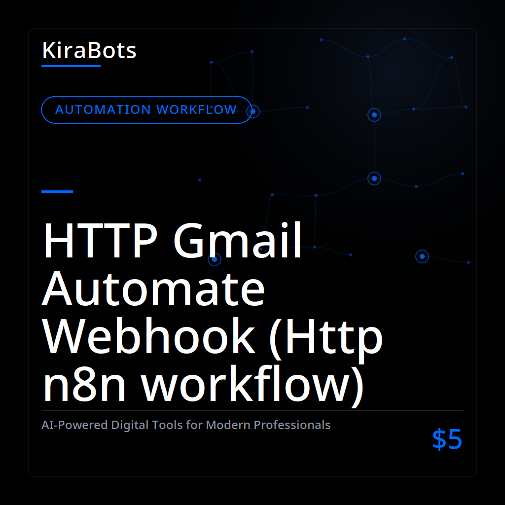 HTTP Gmail Automate Webhook (Http n8n workflow)