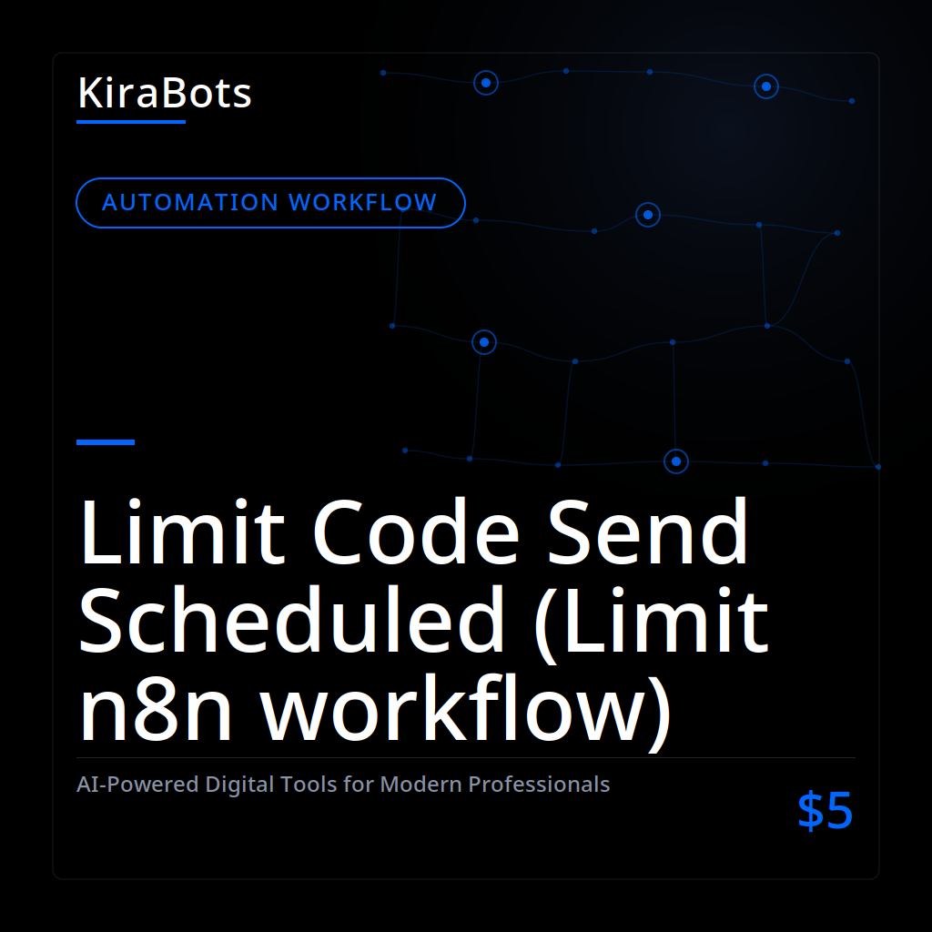 Limit Code Send Scheduled (Limit n8n workflow)