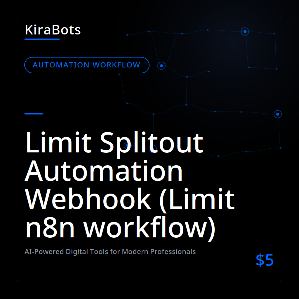 Limit Splitout Automation Webhook (Limit n8n workflow)