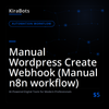 Manual Wordpress Create Webhook (Manual n8n workflow)