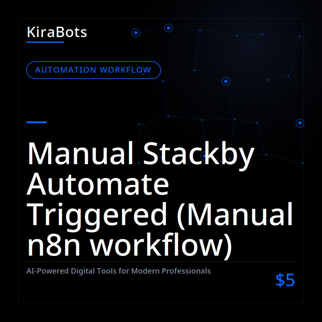 Manual Stackby Automate Triggered (Manual n8n workflow)