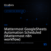 Mattermost GoogleSheets Automation Scheduled (Mattermost n8n workflow)