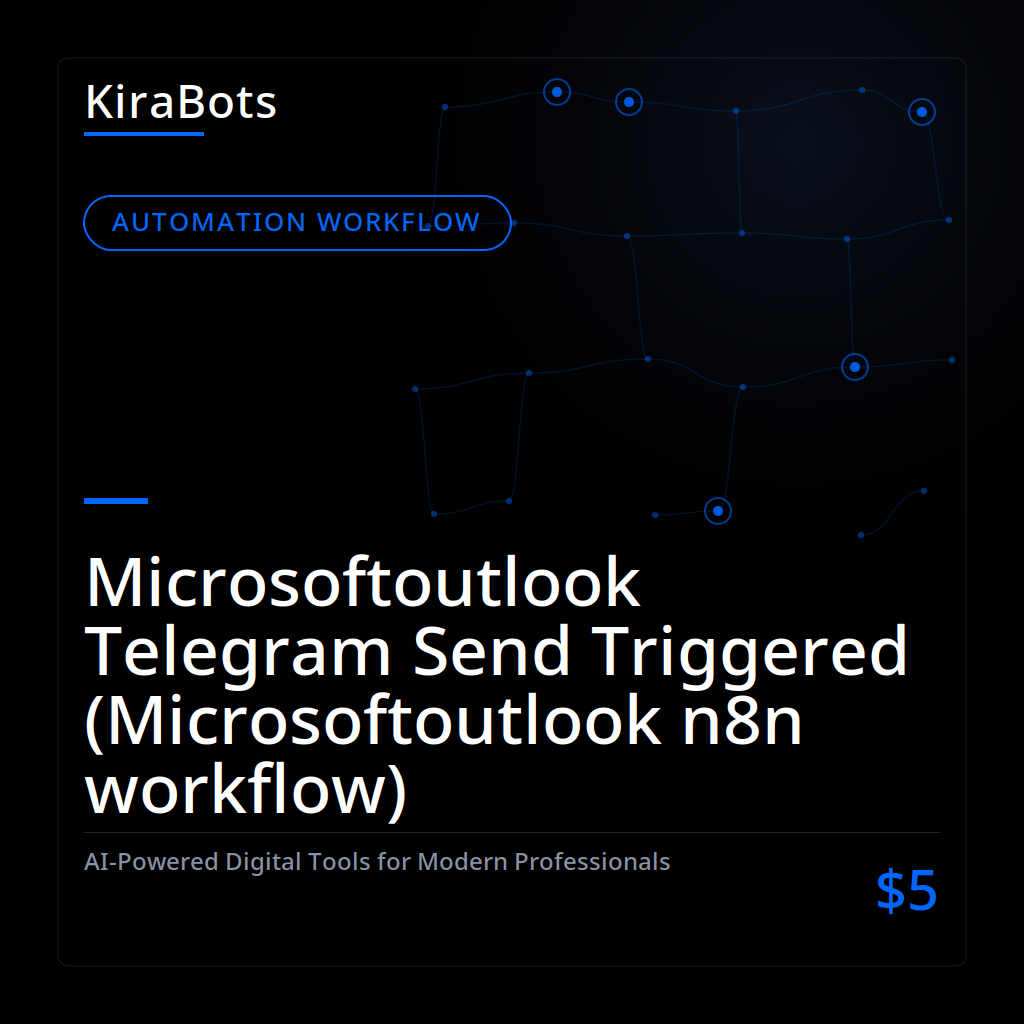 Microsoftoutlook Telegram Send Triggered (Microsoftoutlook n8n workflow)