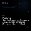 Postgres Googlecloudnaturallanguage Automation Scheduled (Postgres n8n workflow)