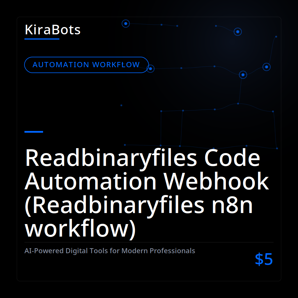 Readbinaryfiles Code Automation Webhook (Readbinaryfiles n8n workflow)