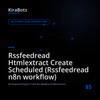 Rssfeedread Htmlextract Create Scheduled (Rssfeedread n8n workflow)