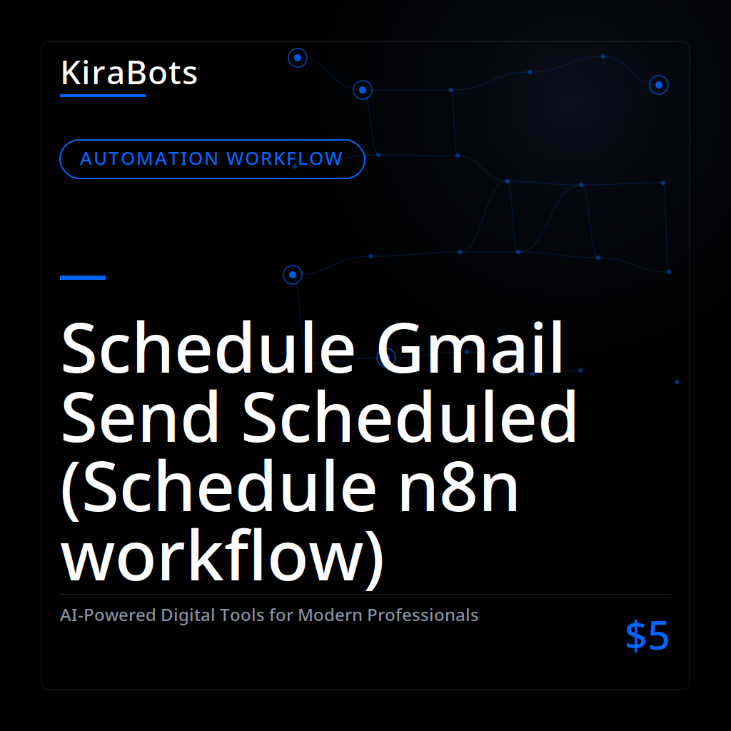 Schedule Gmail Send Scheduled (Schedule n8n workflow)