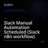 Slack Manual Automation Scheduled (Slack n8n workflow)