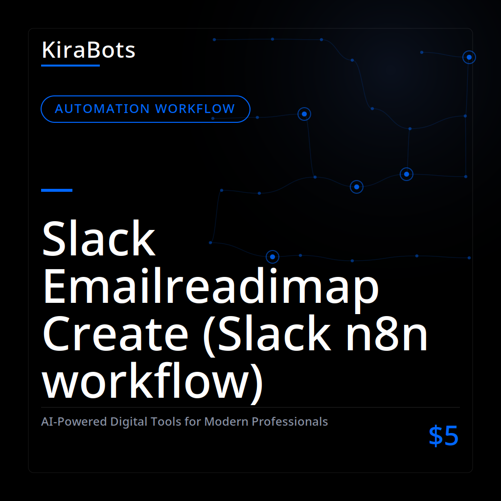 Slack Emailreadimap Create (Slack n8n workflow)