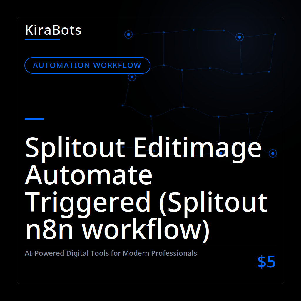 Splitout Editimage Automate Triggered (Splitout n8n workflow)