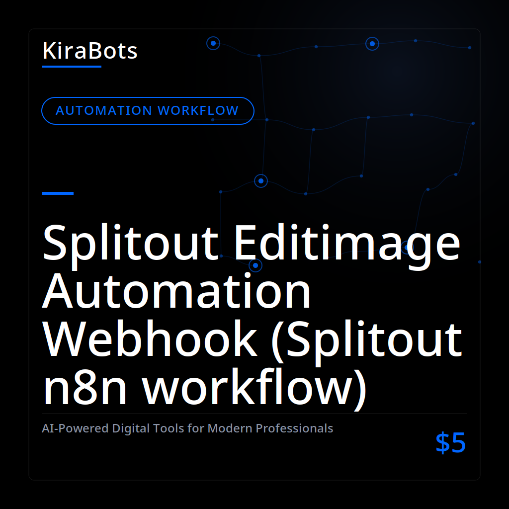 Splitout Editimage Automation Webhook (Splitout n8n workflow)