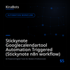 Stickynote Googlecalendartool Automation Triggered (Stickynote n8n workflow)