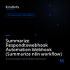 Summarize Respondtowebhook Automation Webhook (Summarize n8n workflow)