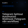 Telegram Splitout Automation Webhook (Telegram n8n workflow)