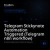 Telegram Stickynote Automation Triggered (Telegram n8n workflow)