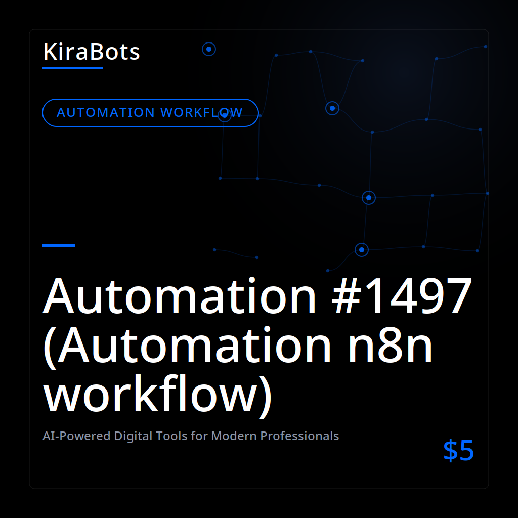 Automation #1497 (Automation n8n workflow)