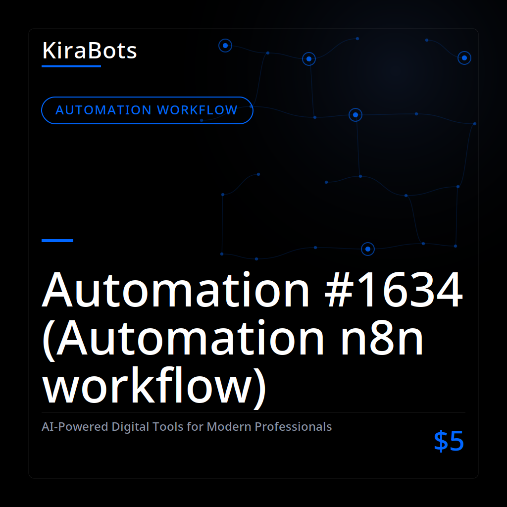 Automation #1634 (Automation n8n workflow)