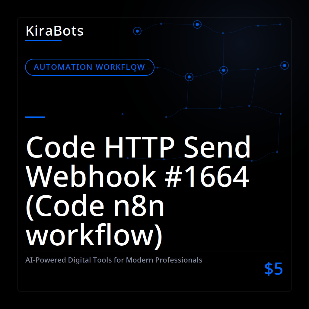 Code HTTP Send Webhook #1664 (Code n8n workflow)