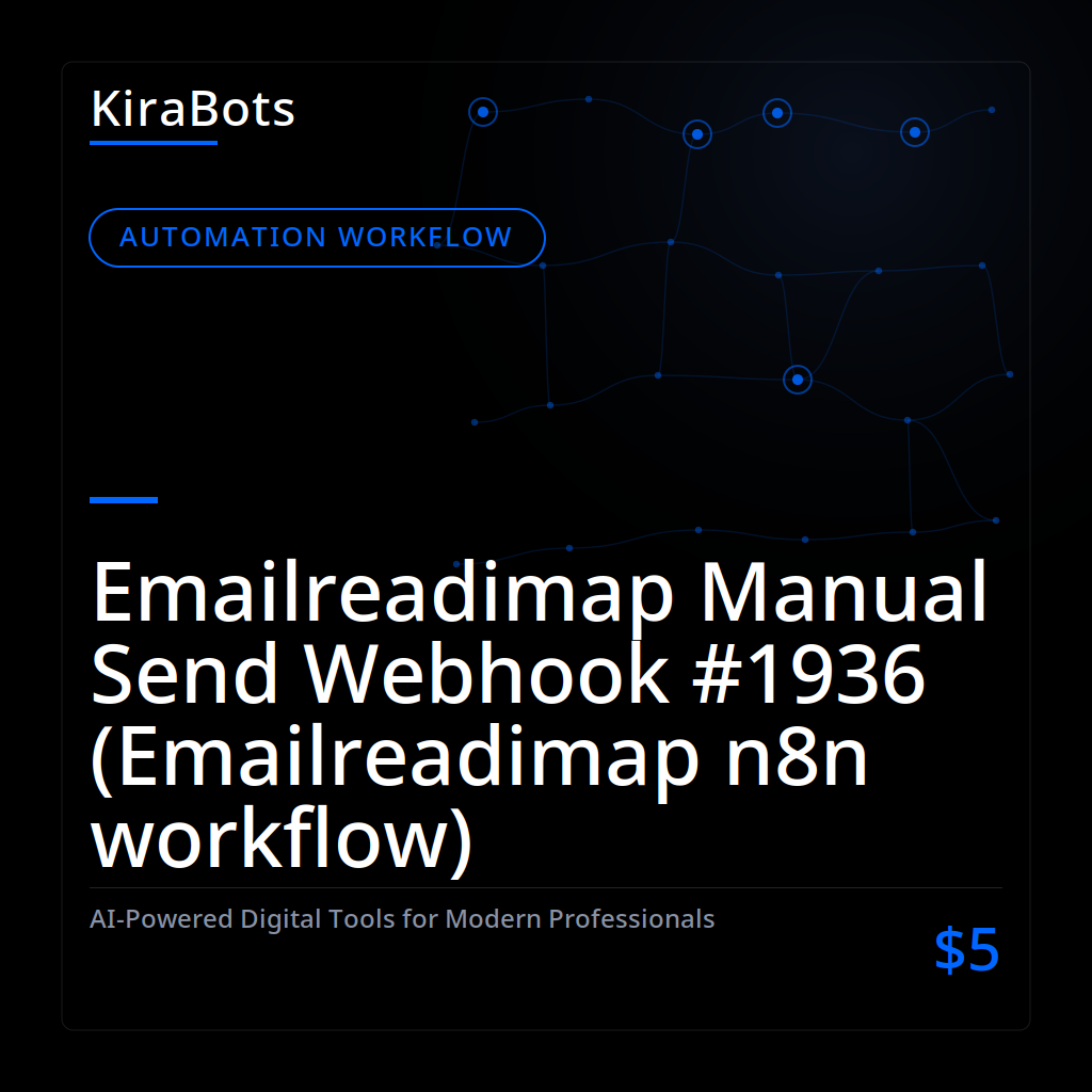 Emailreadimap Manual Send Webhook #1936 (Emailreadimap n8n workflow)