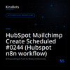 HubSpot Mailchimp Create Scheduled #0244 (Hubspot n8n workflow)