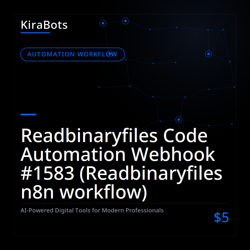 Readbinaryfiles Code Automation Webhook #1583 (Readbinaryfiles n8n workflow)