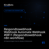 Respondtowebhook Webhook Automate Webhook #0811 (Respondtowebhook n8n workflow)