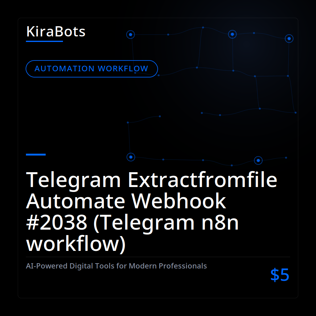 Telegram Extractfromfile Automate Webhook #2038 (Telegram n8n workflow)